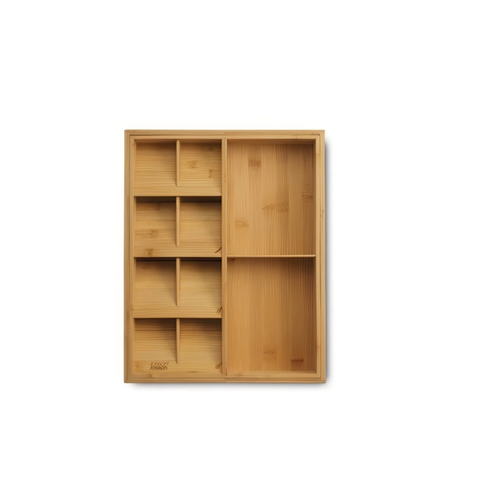 Säädettävä aterinlaatikko bambua 23–56 cm, Joseph Joseph ryhmässä Säilytys / Keittiön säilytys / Järjestä keittiökaapit / Välinepakkaukset @ SmartaSaker.se (40106)