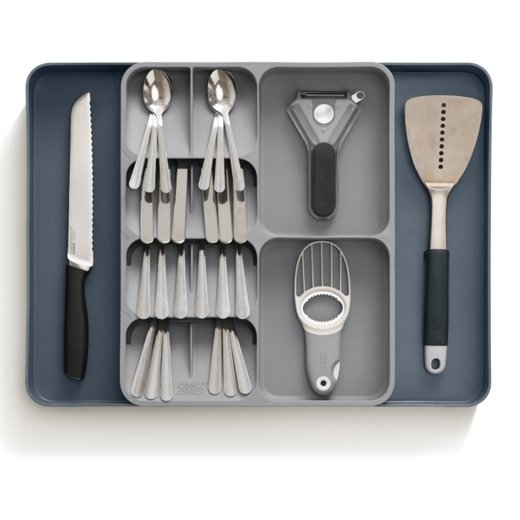 Säädettävä aterinlaatikko 31,5–38,5 cm, Joseph Joseph ryhmässä Säilytys / Keittiön säilytys / Järjestä keittiökaapit / Välinepakkaukset @ SmartaSaker.se (40124)