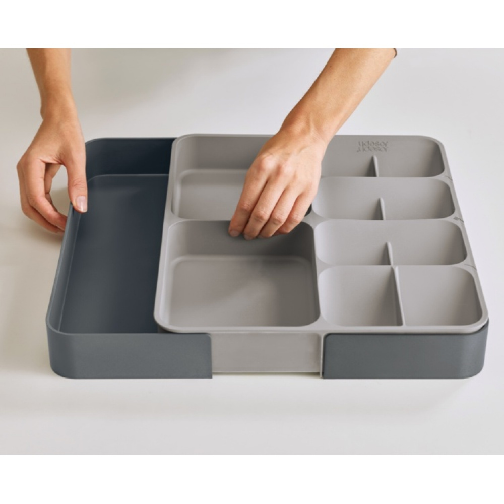 Säädettävä aterinlaatikko 31,5–38,5 cm, Joseph Joseph ryhmässä Säilytys / Keittiön säilytys / Järjestä keittiökaapit / Välinepakkaukset @ SmartaSaker.se (40124)
