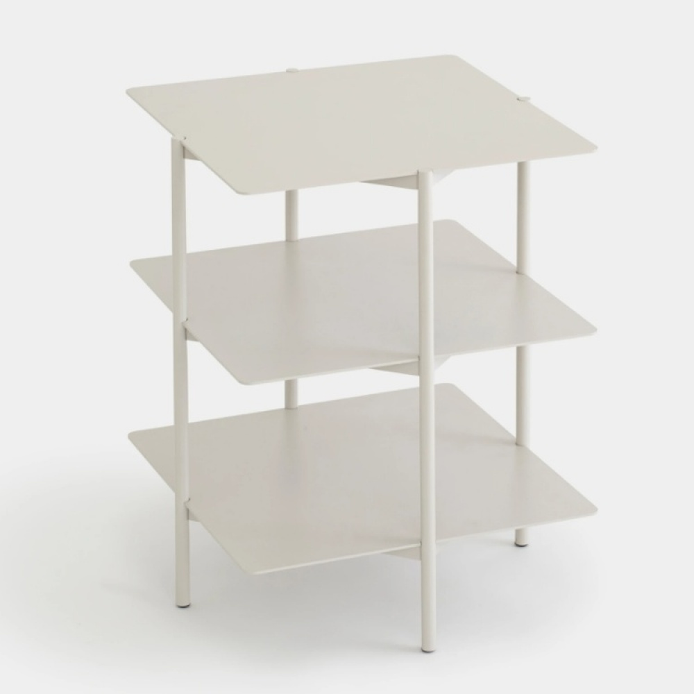 Säilytyspöytä, metallia, UMBRA TIER SIDE TABLE, 42 x 42 x K 54 cm, harmaa ryhmässä Säilytys / Eteistallennus @ SmartaSaker.se (40213)