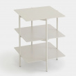 Säilytyspöytä, metallia, UMBRA TIER SIDE TABLE, 42 x 42 x K 54 cm, harmaa