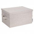 Säilytyslaatikko kiinteällä kannella 38 l, Bigso, beige