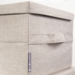 Säilytyslaatikko kiinteällä kannella 38 l, Bigso, beige