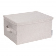 Säilytyslaatikko kiinteällä kannella 26 l, Bigso, beige