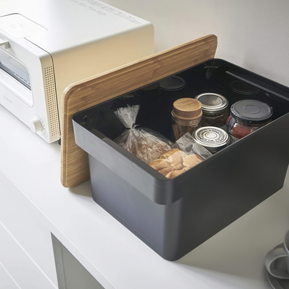 Leipälaatikko leikkuulaudalla ja veitsilokerolla, Yamazaki ryhmässä Säilytys / Keittiön säilytys @ SmartaSaker.se (40253)