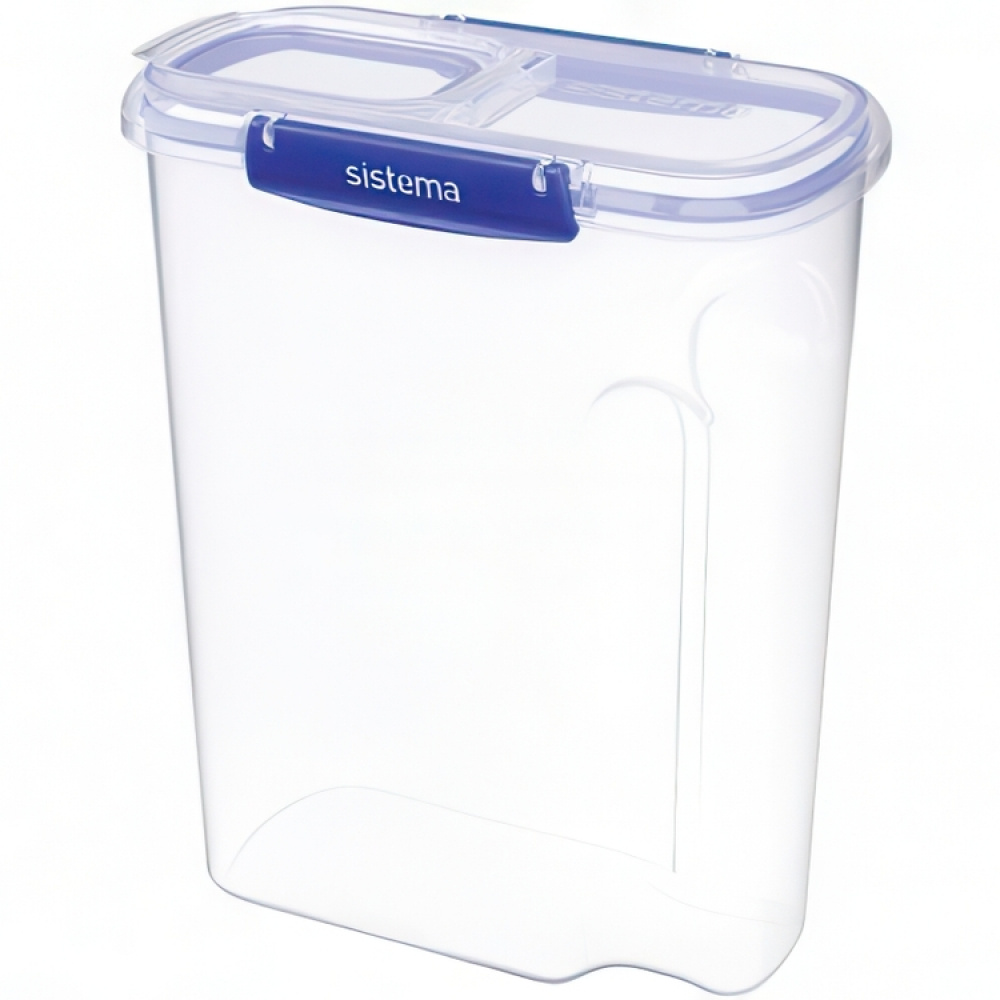 Iso säilytyspurkki kippikannella 4,2 l, Sistema ryhmässä Säilytys / Keittiön säilytys / Säilytysvuokot / Sistema säilytysastiat @ SmartaSaker.se (40265)