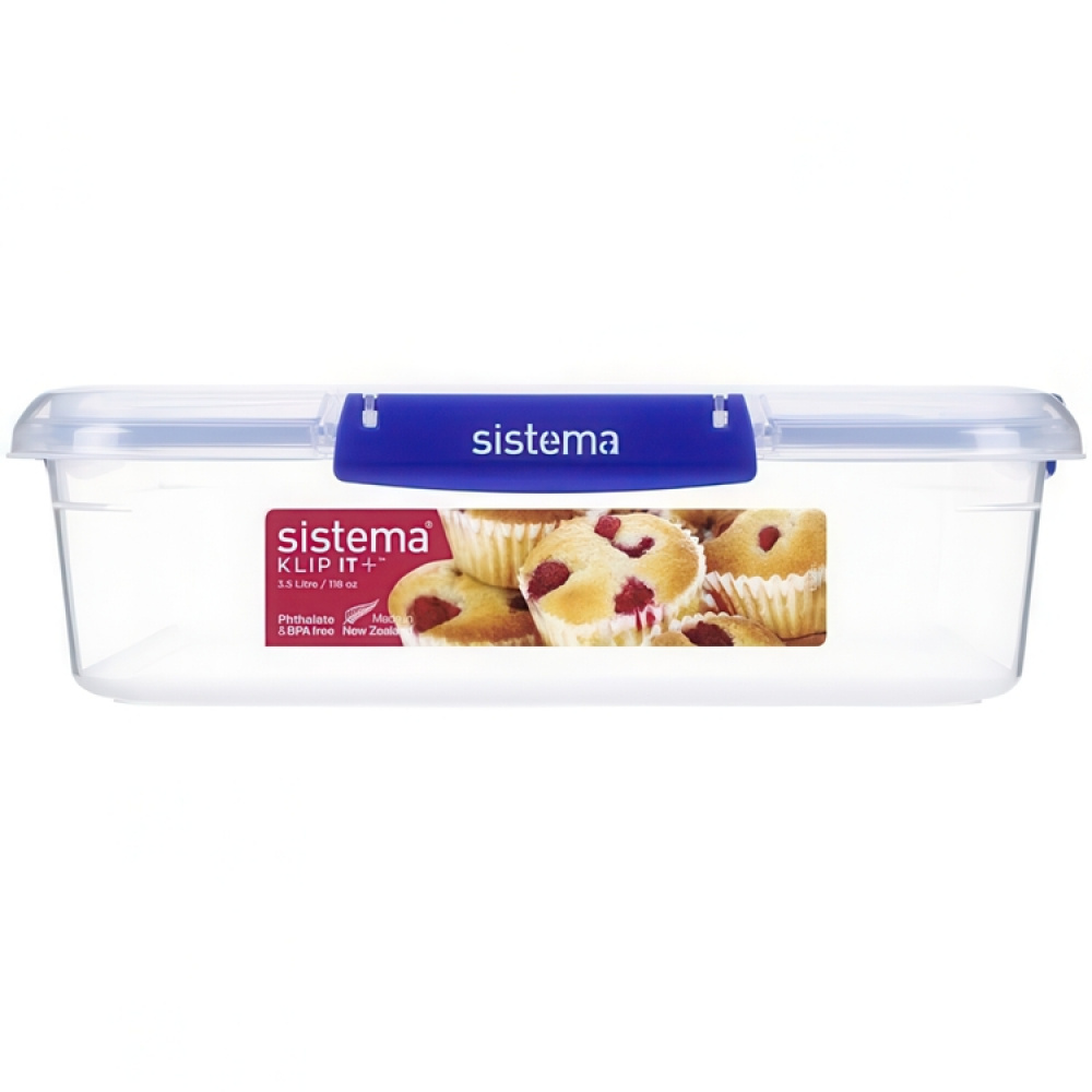 Suuri neliönmuotoinen säilytysrasia 3,5 l, Sistema ryhmässä Säilytys / Keittiön säilytys / Säilytysvuokot @ SmartaSaker.se (40274)
