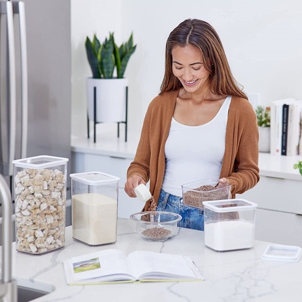 Korkea säilytyspurkki 4 l, iDesign ryhmässä Säilytys / Keittiön säilytys / Säilytysvuokot @ SmartaSaker.se (40292)