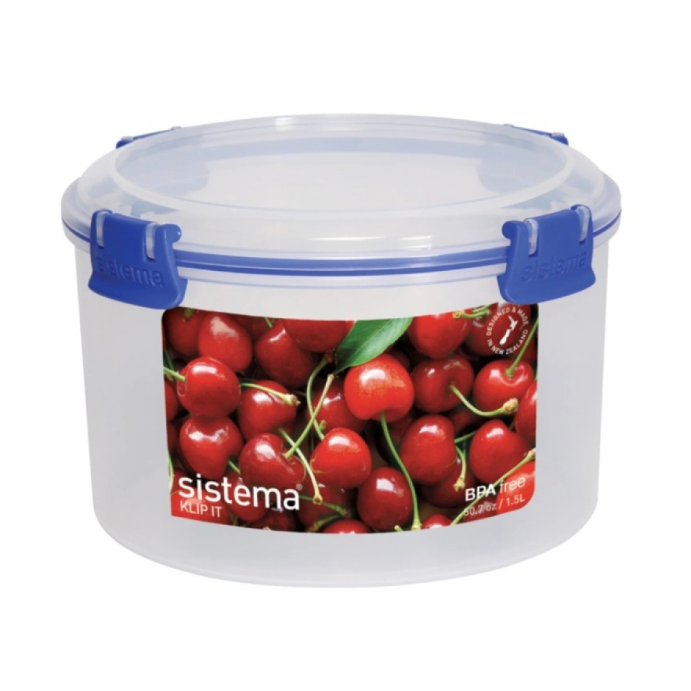 Säilytysrasia valutusritilällä, 1,5 L, Sistema ryhmässä Säilytys / Keittiön säilytys / Jääkaappisäilytys @ SmartaSaker.se (40307)
