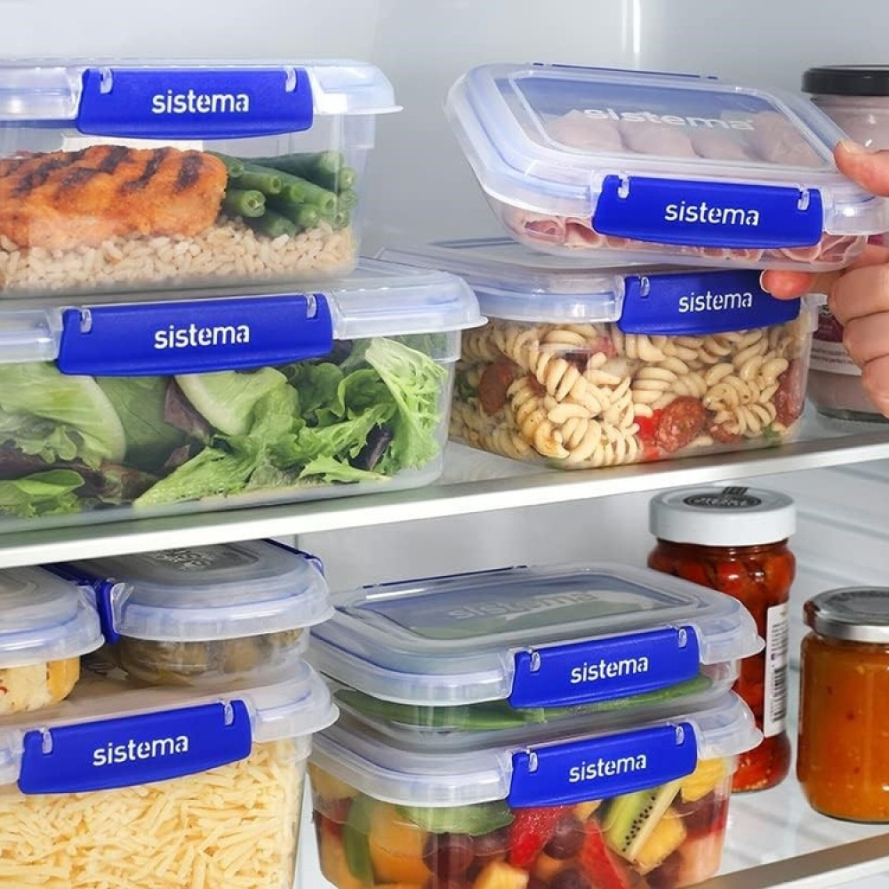 Muovinen ruokarasia 1 l, Sistema ryhmässä Säilytys / Keittiön säilytys / Ruoan säilytysastiat @ SmartaSaker.se (40314)