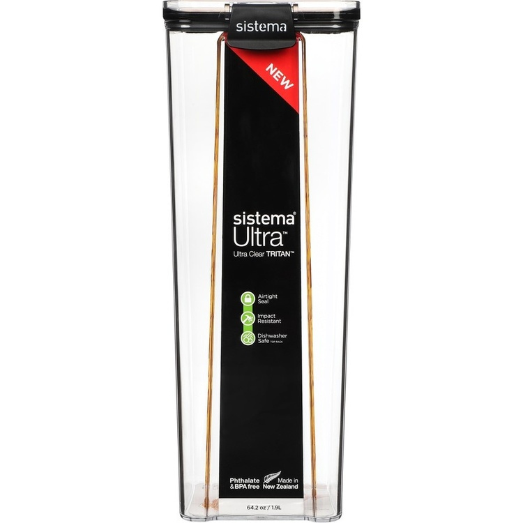 Säilytyspurkki Ultra 1,9 l, Sistema ryhmässä Säilytys / Keittiön säilytys / Säilytysvuokot / Sistema säilytysastiat @ SmartaSaker.se (40320)