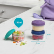 Minipurkki 3-pack 0,13 l, Sistema
