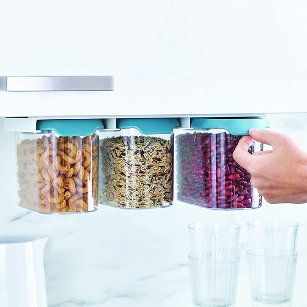 Riippuvat säilytyspurkit 1,3 l, Joseph Joseph ryhmässä Säilytys / Keittiön säilytys / Järjestä keittiökaapit / Alahylly-säilytys @ SmartaSaker.se (40347)