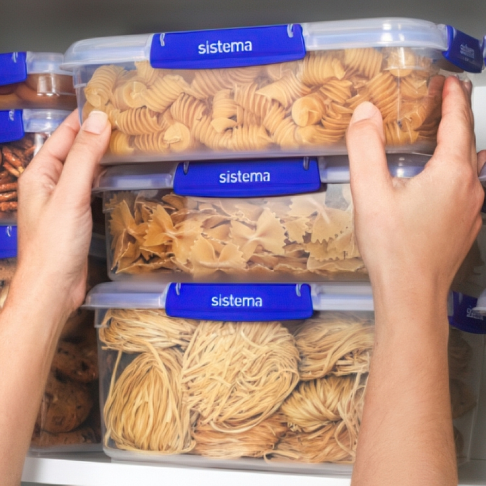 Säilytysrasia 3-pack 2,2L, Sistema ryhmässä Säilytys / Keittiön säilytys @ SmartaSaker.se (40348)