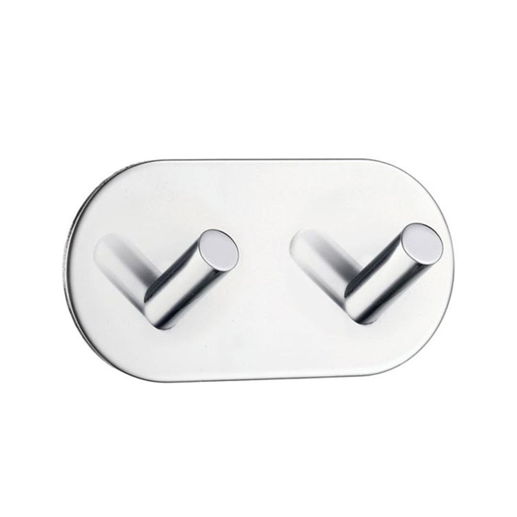 Pyöreä itseliimautuva pyyhekoukku 2 koukulla, Beslagsboden ryhmässä Säilytys / Magnetit ja itsekiinnittyvät / Itsekiinnittyvät koukut @ SmartaSaker.se (40507)
