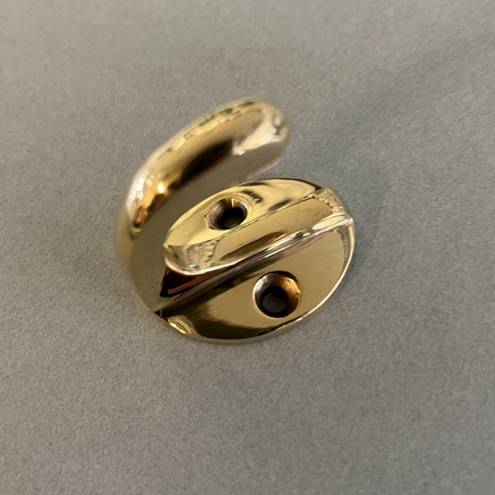 Yksinkertainen koukku, Mini, EXMEZ, K 3,3 cm, Messinki ryhmässä Säilytys / Eteistallennus / Koukut ja ripustimet @ SmartaSaker.se (40545)