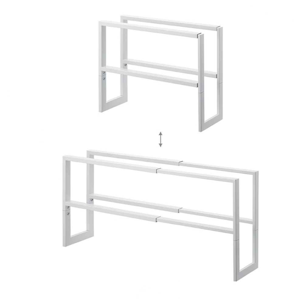 Levennettävä kenkähylly, 38–70 cm, Yamazaki ryhmässä Säilytys / Eteistallennus / Kenkätelineet @ SmartaSaker.se (40562)
