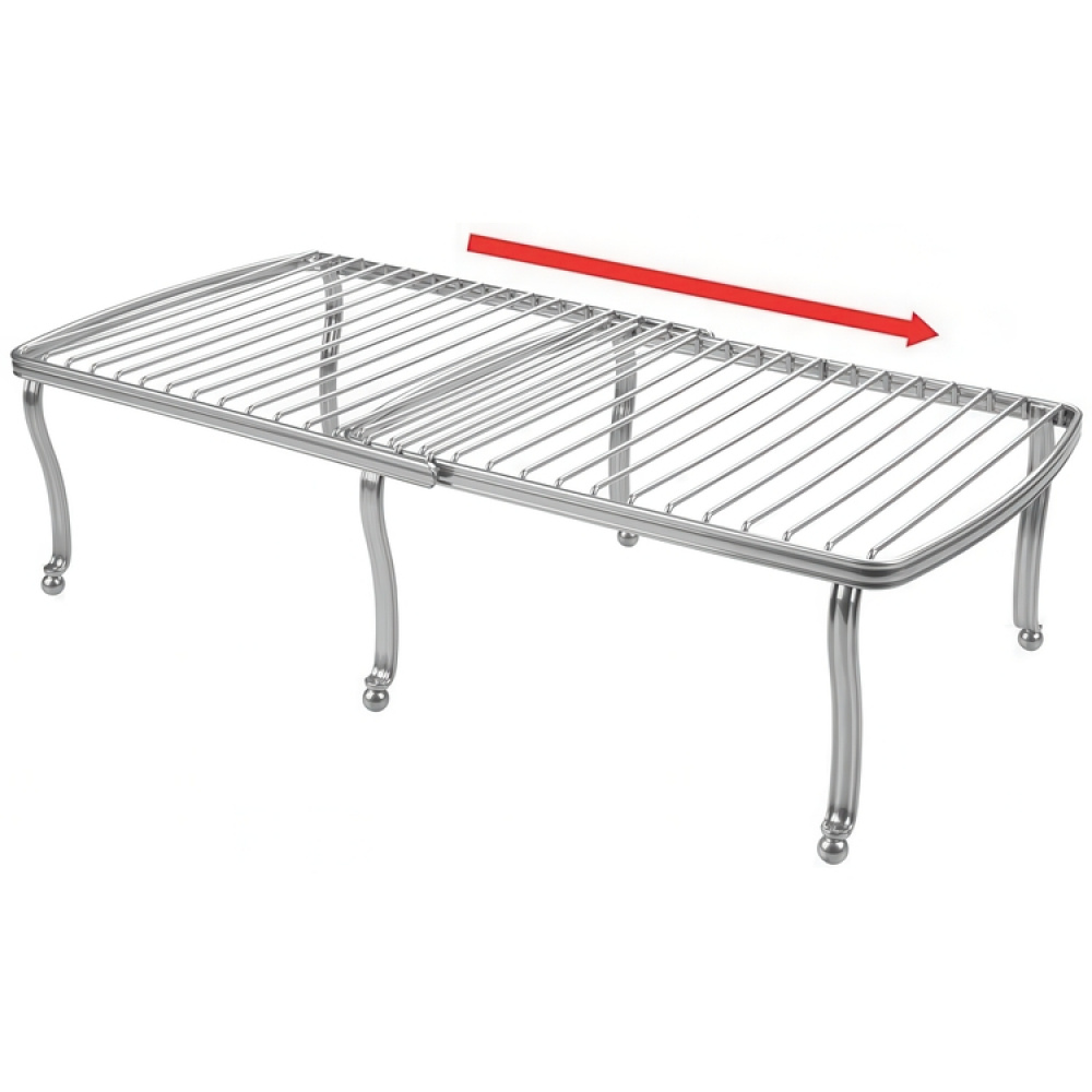 Ulosvedettävä metallinen välihylly, 32–58 cm ryhmässä Säilytys / Keittiön säilytys / Järjestä keittiökaapit @ SmartaSaker.se (40594)