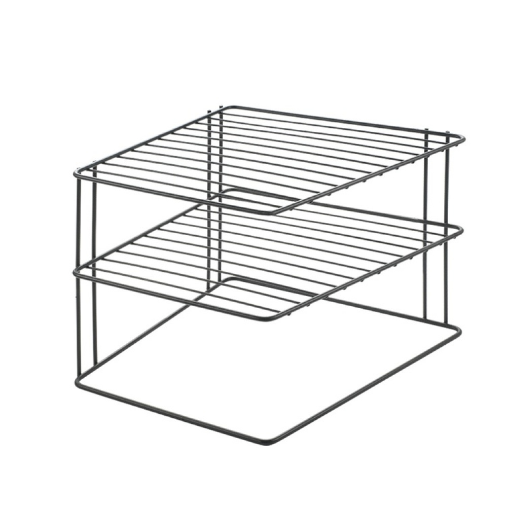 Kulmaan sopiva välihylly, 2 tasoa, Metaltex ryhmässä Säilytys / Keittiön säilytys / Järjestä keittiökaapit @ SmartaSaker.se (40595)