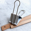 Erittäin suuri paperinipistin, JUMBO FOLDBACK CLIP, valkoinen