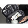 Asustekotelo lisäpussilla, BIGSO ACCESSORIES ORGANIZER, harmaa