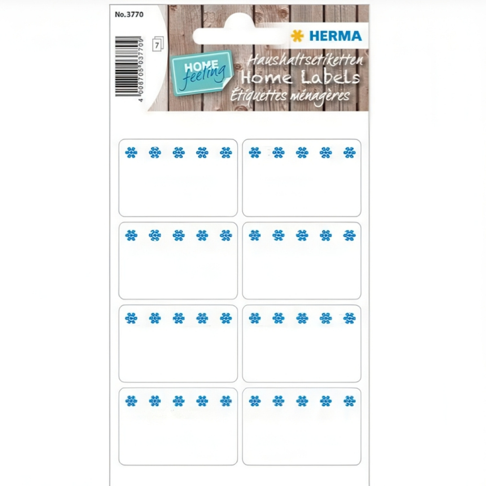 Pienet purkkietiketit 56 kpl ryhmässä Säilytys / Magnetit ja itsekiinnittyvät / Kyltit ja tarrat @ SmartaSaker.se (40633)