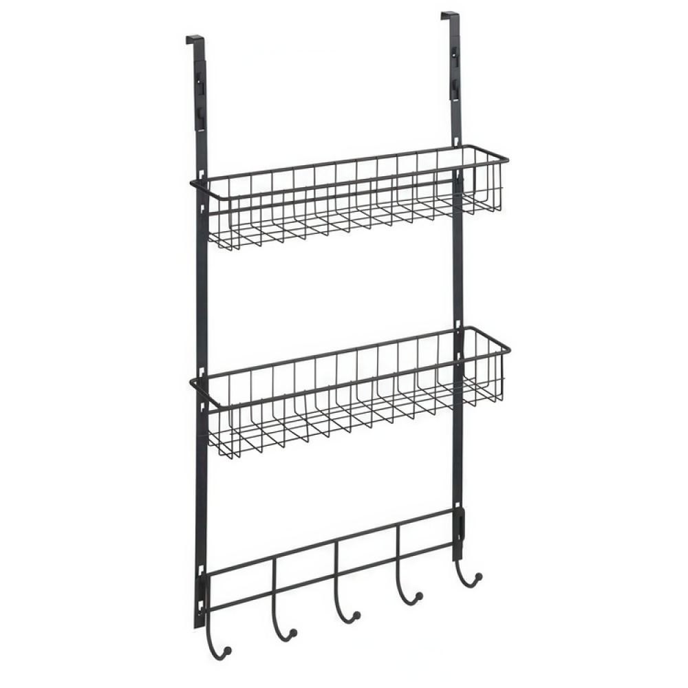 Oven päälle ripustettava säilytysteline koreilla ja koukuilla ryhmässä Säilytys / Makuuhuonevarastointi / Käyntiovet @ SmartaSaker.se (40656)