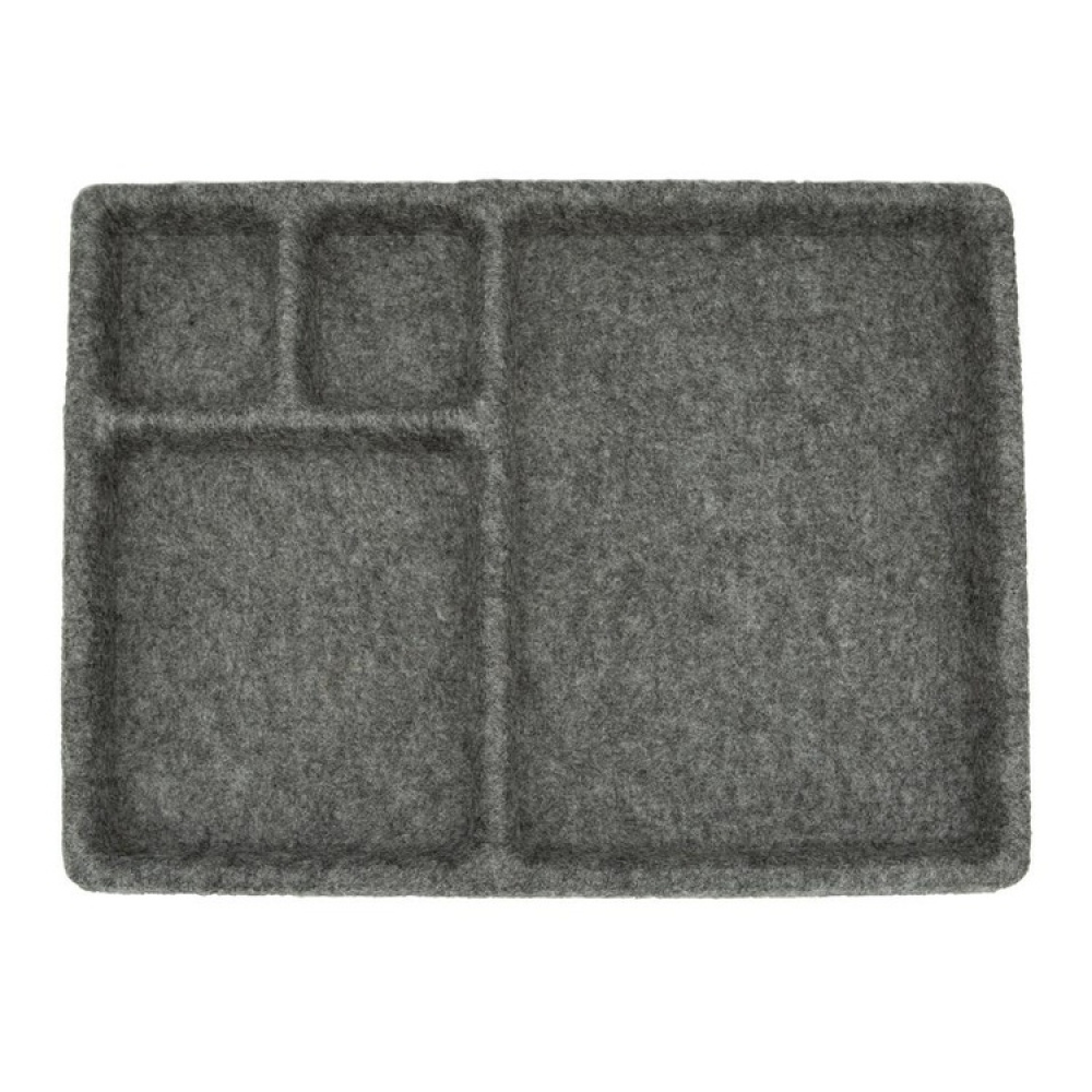 Säilytysalusta huovasta, 28,6 x 20 x 2 cm ryhmässä Säilytys / Vaatekaappivarasto / Lajittelulaatikot @ SmartaSaker.se (40679)