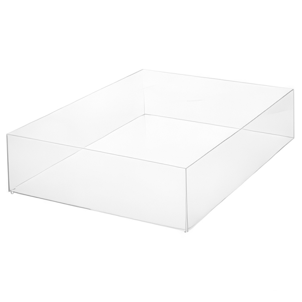 Säilytysalusta, pinottava, SELENA ORGANISER XL, 38,5 x 25,6 x K 8,5 cm, kirkas ryhmässä Säilytys / Säilytyskorit @ SmartaSaker.se (40695)