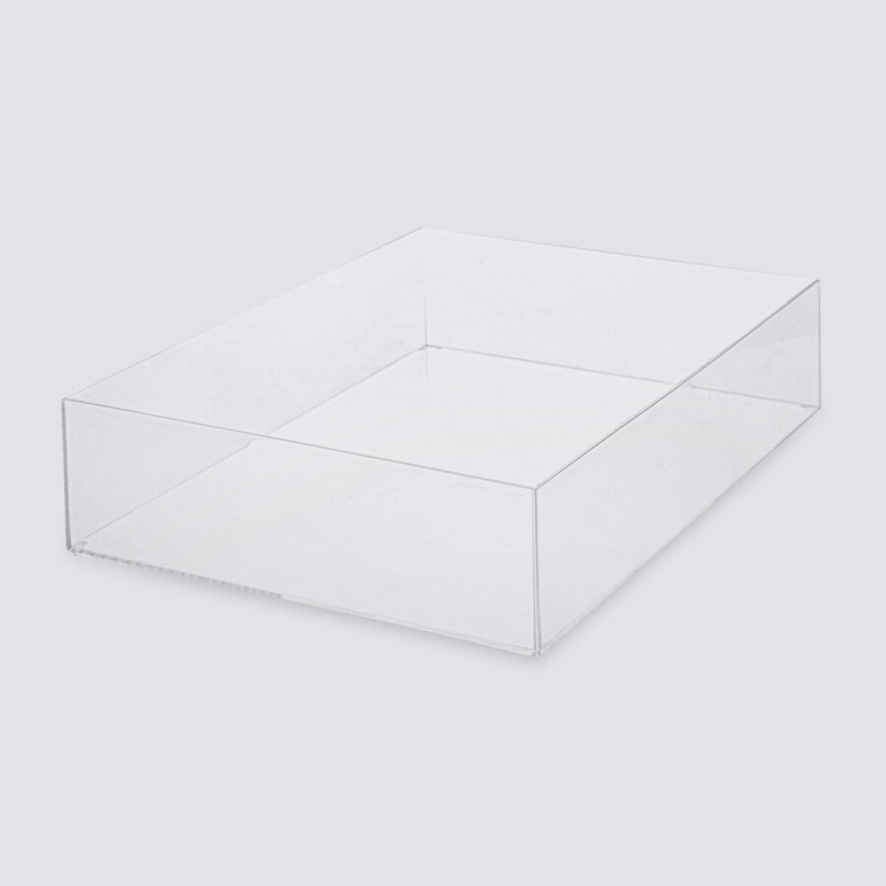Säilytysalusta, pinottava, SELENA ORGANISER XL, 38,5 x 25,6 x K 8,5 cm, kirkas ryhmässä Säilytys / Säilytyskorit @ SmartaSaker.se (40695)