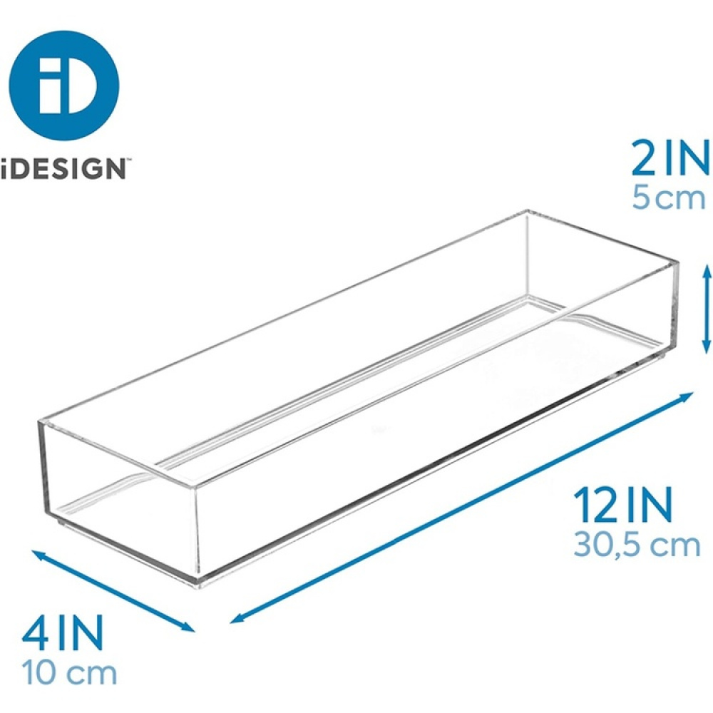 Laatikkojärjestäjä, 30,5 x 10,2 cm, Clarity ryhmässä Säilytys / Säilytyskorit / Pienvarastointi @ SmartaSaker.se (40696)