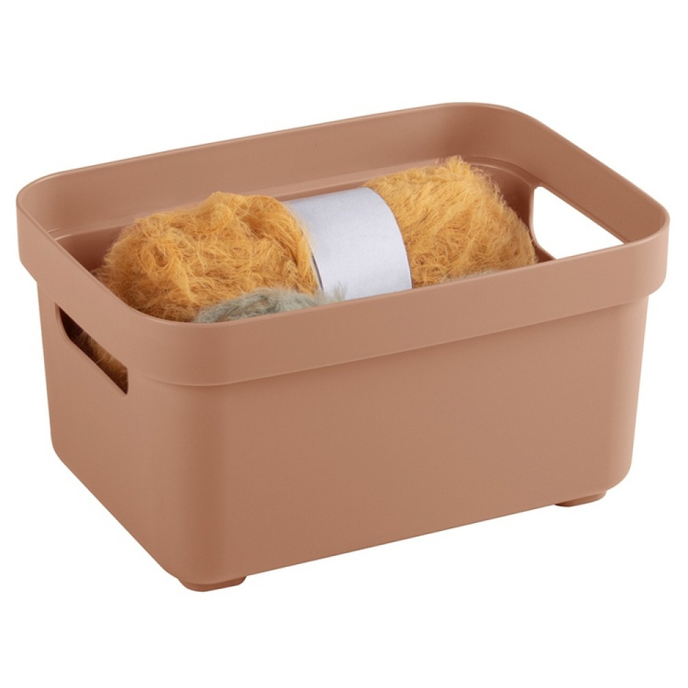 Avoin säilytyslaatikko 2,5 l, terrakotta ryhmässä Säilytys / Säilytyskorit @ SmartaSaker.se (40763)