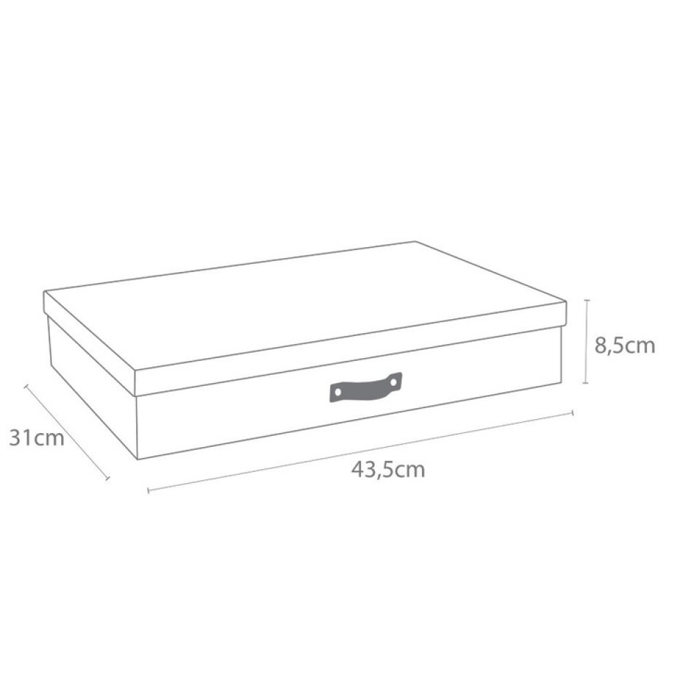 Säilytyslaatikko A3, Sverker canvas, Bigso ryhmässä Säilytys / Säilytyskorit / Bigso säilytyslaatikoita @ SmartaSaker.se (40780)