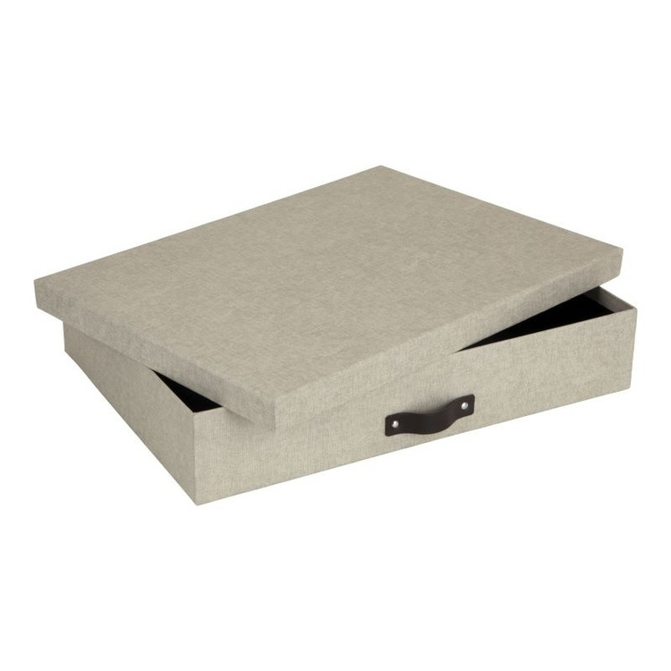 Säilytyslaatikko A3, Sverker canvas, Bigso, Beige ryhmässä Säilytys / Säilytyskorit / Bigso säilytyslaatikoita @ SmartaSaker.se (40781)