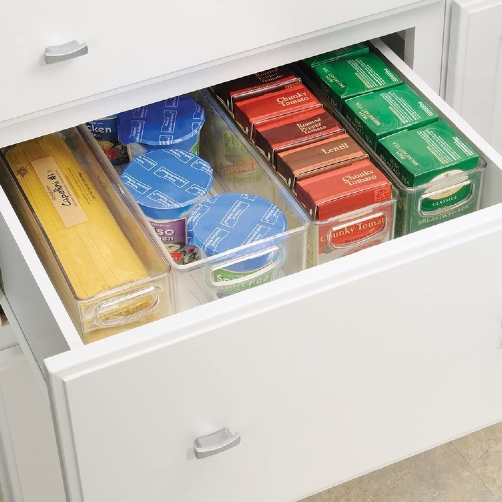 Avoin säilytyslaatikko, 40,6x10,2x12,7 cm ryhmässä Säilytys / Keittiön säilytys / Jääkaappisäilytys @ SmartaSaker.se (40819)