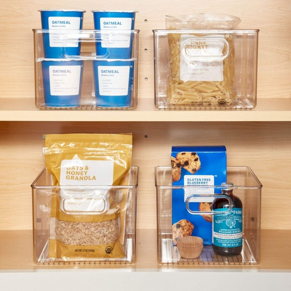 Neliönmuotoinen säilytyslaatikko jääkaappiin, 20 x 20 cm ryhmässä Säilytys / Keittiön säilytys / Säilytysvuokot @ SmartaSaker.se (40839)