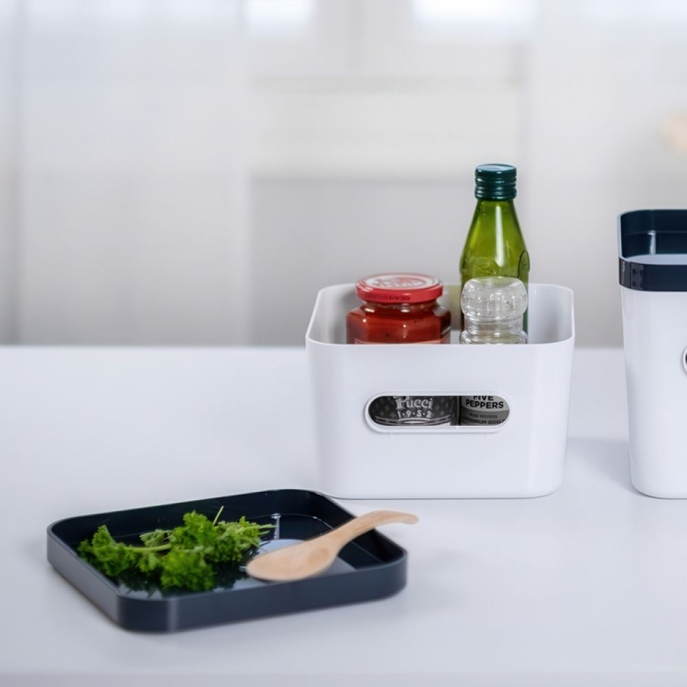 Avoin neliönmuotoinen säilytyslaatikko 3,6 l, SmartStore ryhmässä Säilytys / Säilytyskorit / SmartStore säilytyslaatikot @ SmartaSaker.se (40855)