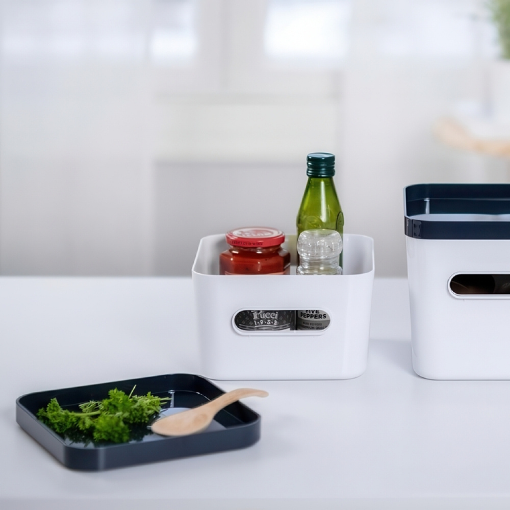 Avoin neliönmuotoinen säilytyslaatikko 3,6 l, SmartStore ryhmässä Säilytys / Säilytyskorit / SmartStore säilytyslaatikot @ SmartaSaker.se (40855)