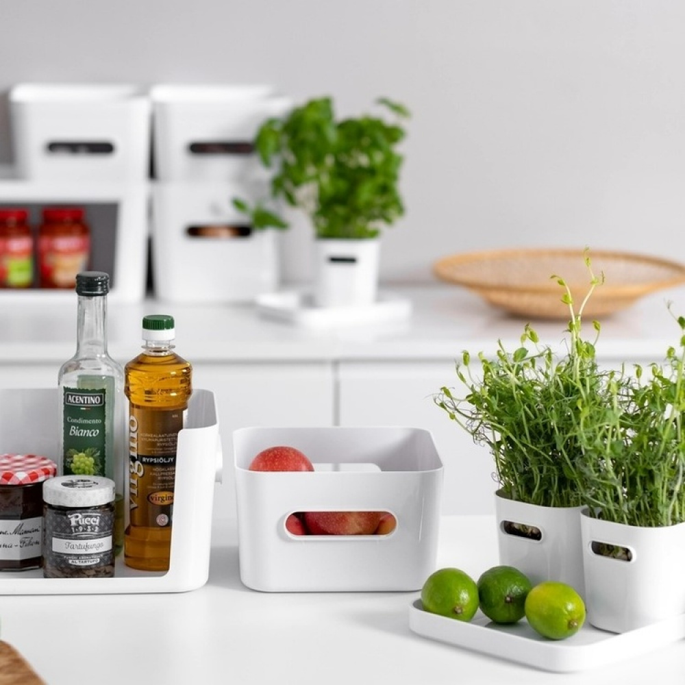 Avoin neliönmuotoinen säilytyslaatikko 3,6 l, SmartStore ryhmässä Säilytys / Säilytyskorit / SmartStore säilytyslaatikot @ SmartaSaker.se (40855)