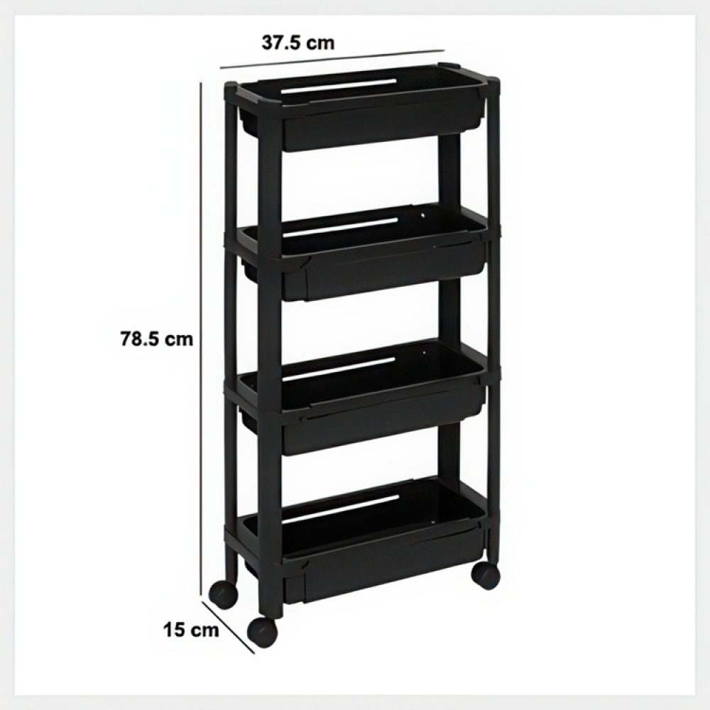 Ulosvedettävä säilytysvaunu, 37,5–60 cm ryhmässä Säilytys / Eteistallennus @ SmartaSaker.se (40887)
