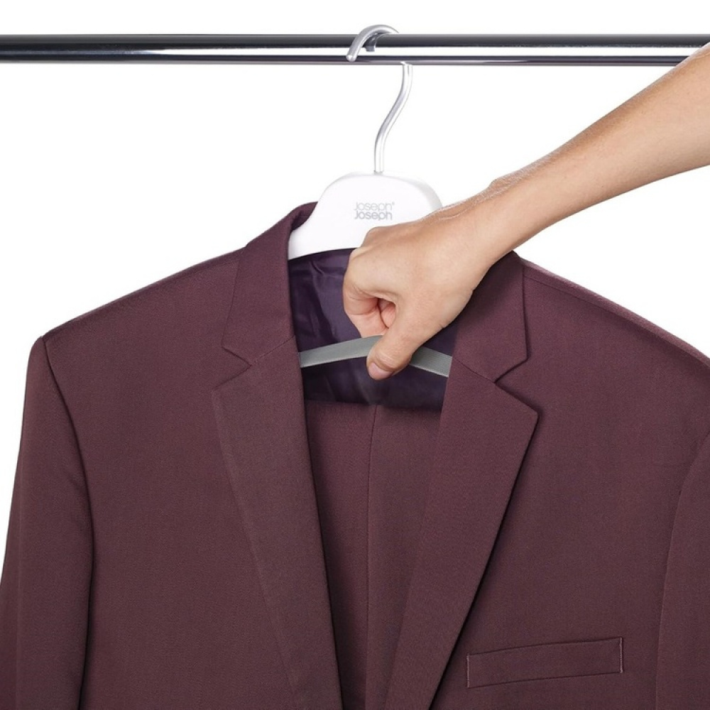Älykäs pukuhenkari 2 kpl, 42 cm, Joseph Joseph ryhmässä Säilytys / Vaatekaappivarasto / Vaateripustimet ja henkari @ SmartaSaker.se (40914)