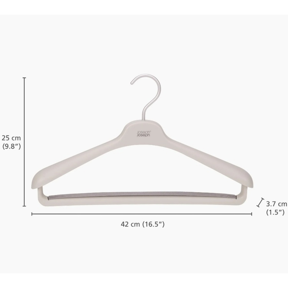Älykäs pukuhenkari 2 kpl, 42 cm, Joseph Joseph ryhmässä Säilytys / Vaatekaappivarasto / Vaateripustimet ja henkari @ SmartaSaker.se (40914)