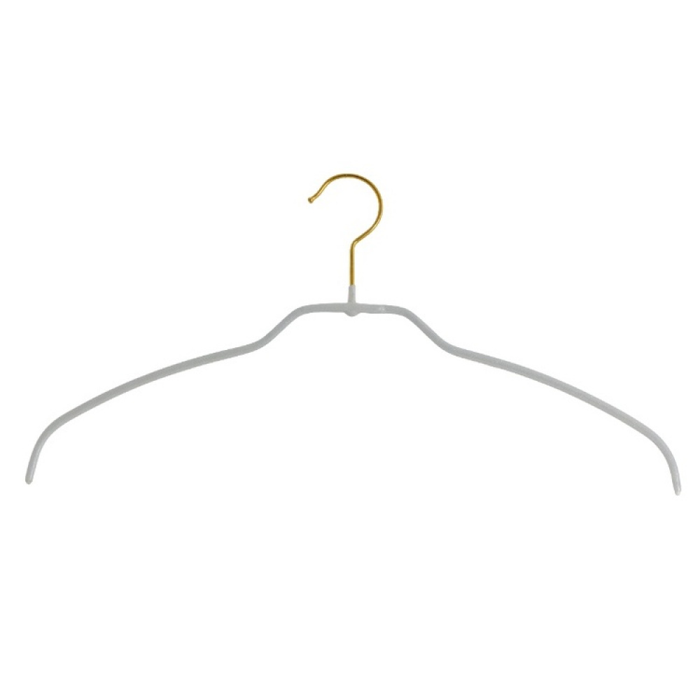 Liukumaton vaateripustin, 42 cm, helmenvalkoinen ryhmässä Säilytys / Vaatekaappivarasto / Vaateripustimet ja henkari @ SmartaSaker.se (40981)