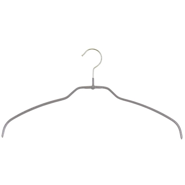 Liukumaton vaateripustin, 42 cm, beige ryhmässä Säilytys / Vaatekaappivarasto / Vaateripustimet ja henkari @ SmartaSaker.se (40982-beige-gr)