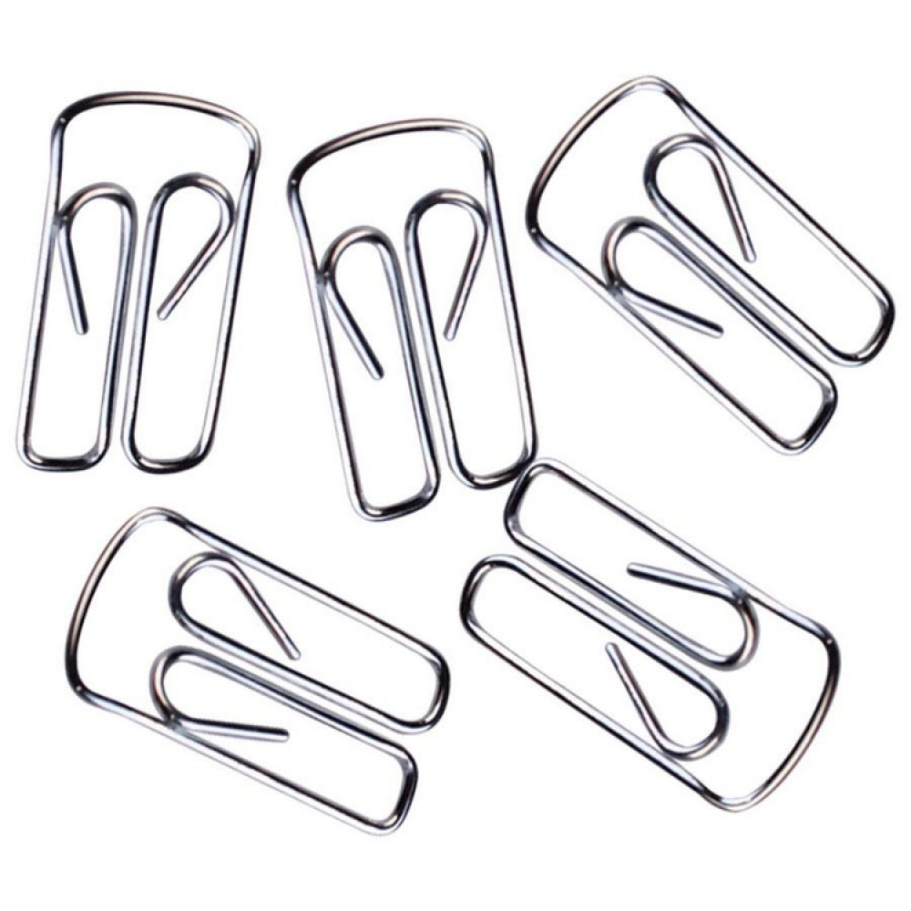 Metalliset paperiliittimet, 100 kpl, OWL, 2,7 cm, hopea ryhmässä Säilytys / Toimistotarvikkeet @ SmartaSaker.se (40996)