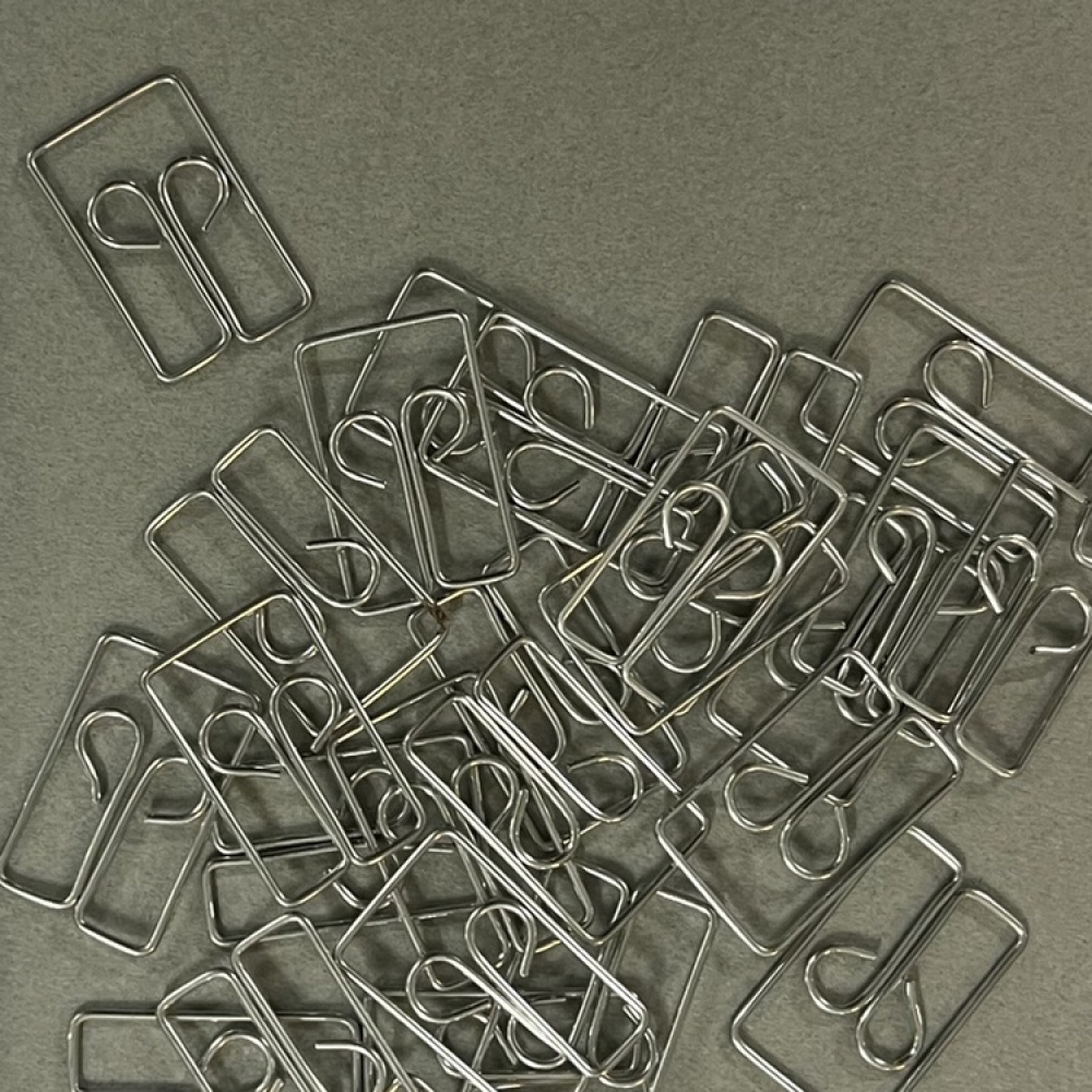 Metalliset paperiliittimet, 100 kpl, OWL, 2,7 cm, hopea ryhmässä Säilytys / Toimistotarvikkeet @ SmartaSaker.se (40996)