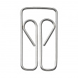 Metalliset paperiliittimet, 100 kpl, OWL, 2,7 cm, hopea