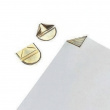 Paperiliittimet, 100 kpl, ALUMINIUM CORNER CLIPS