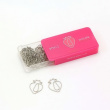 Paperiliittimet, mansikat, 30 kpl, D-CLIPS STRAWBERRY, Midori, Pinkki / hopea
