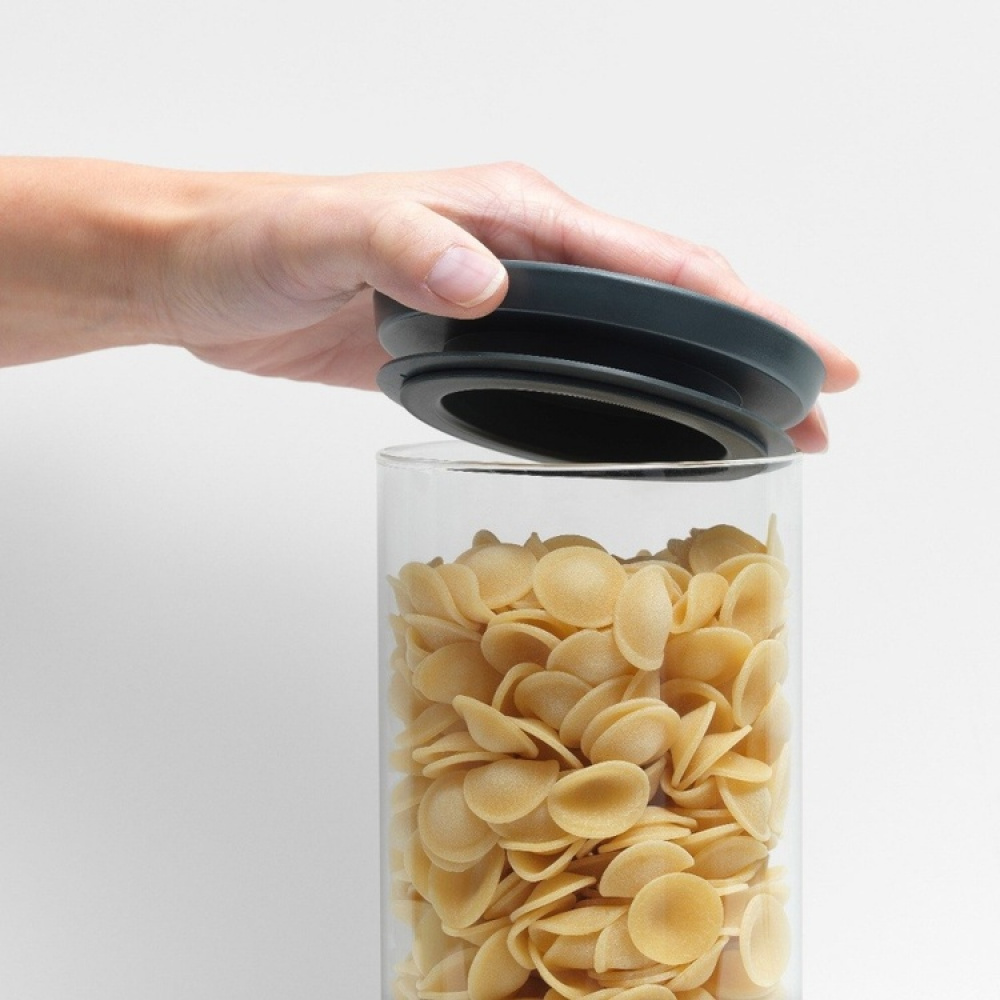 Lasipurkki 1,9 l, Brabantia ryhmässä Säilytys / Keittiön säilytys / Säilytysvuokot / Brabantia säilytysastiat @ SmartaSaker.se (41006)